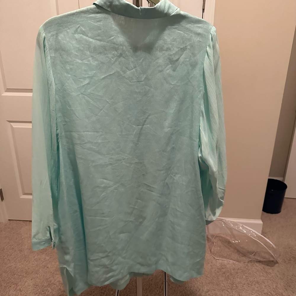 Marina Rinaldi “Linen Look” top - Picture 2 of 4